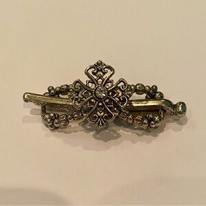 Vintage Antiqued Brass Lilla Rose Barrett Clip